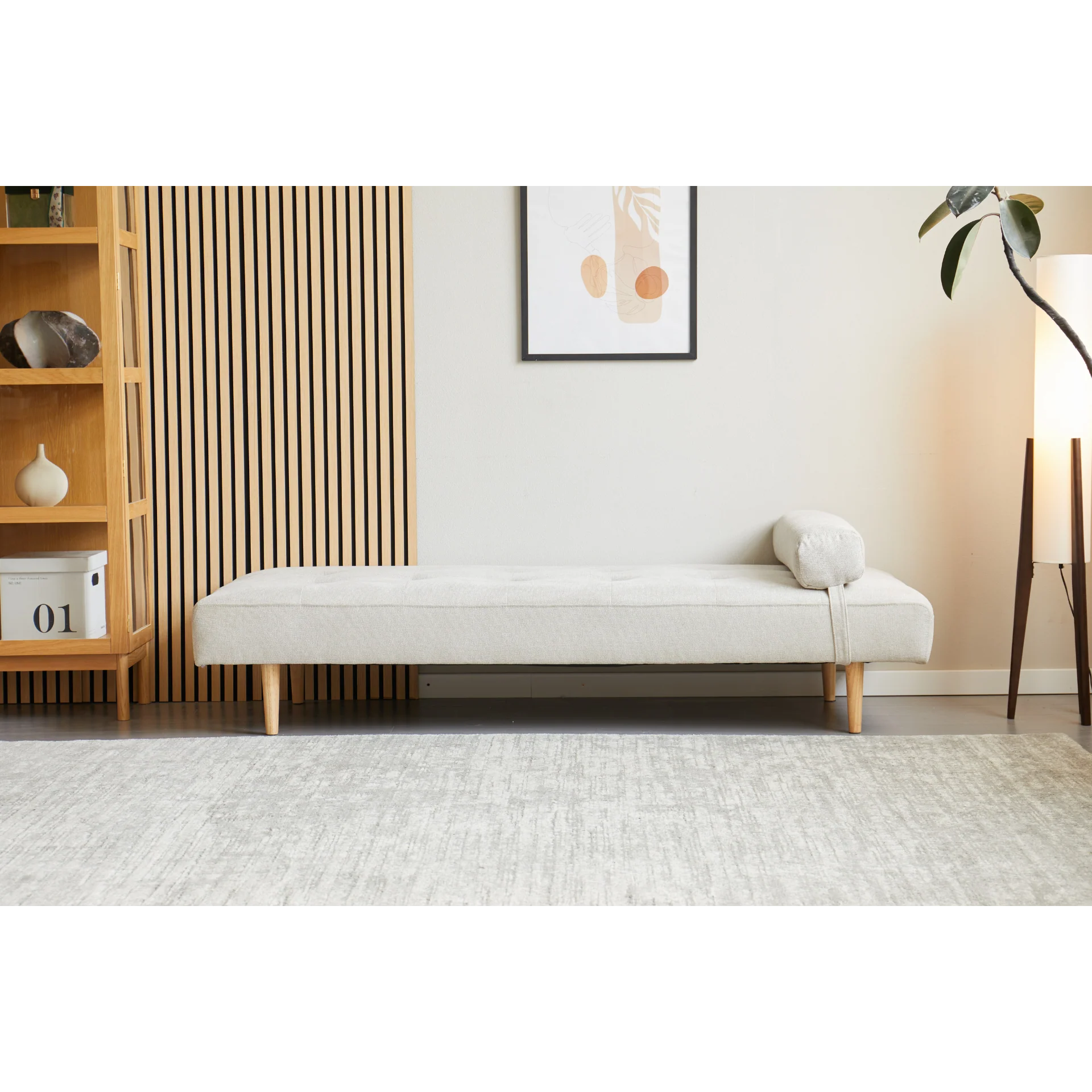 Audrey - Lit de repos beige H:56 x L:80 x P:200 cm - Image 12