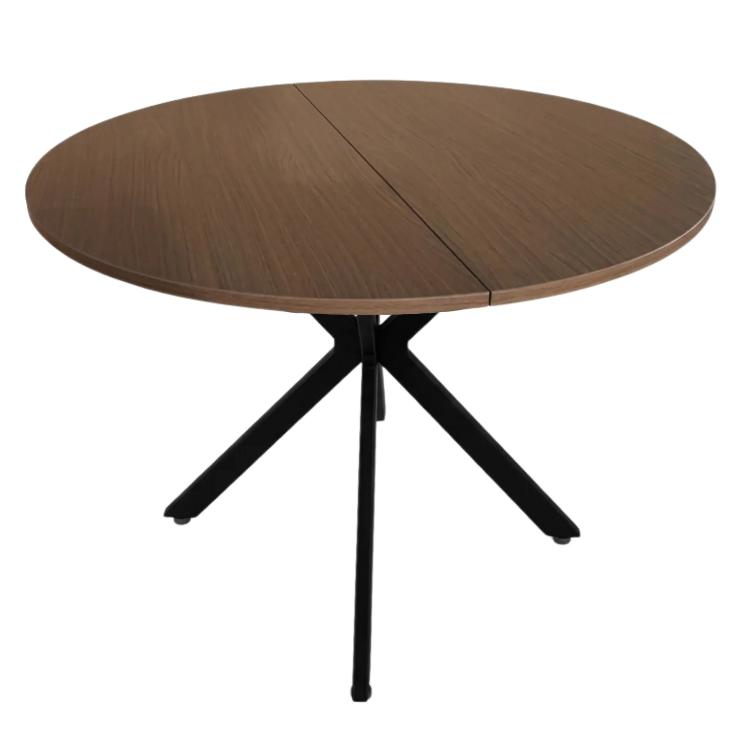 Ebbe table de salle à manger ronde en chêne fumé avec pieds croisés Ø100 - Image 3